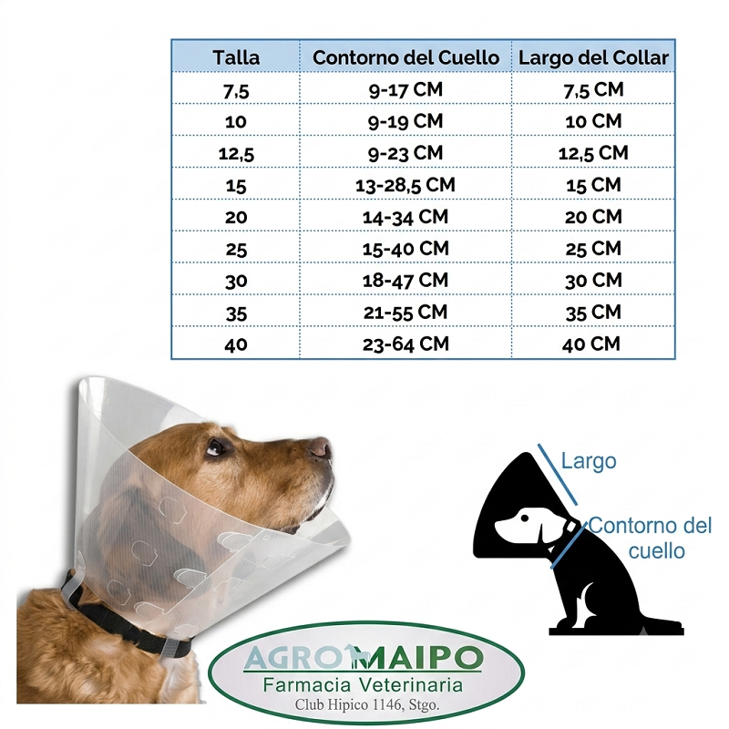 Collar Isabelino Veterinario de Alta Protección