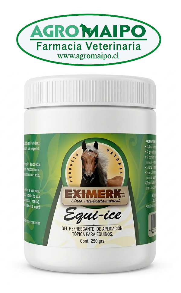 Gel frío Equi-Ice para dolor muscular en caballos