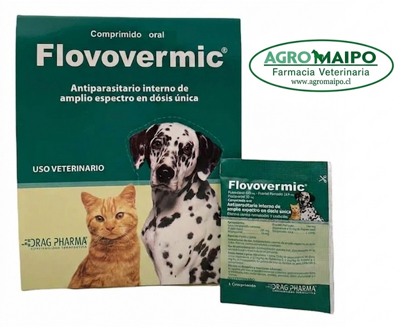 Flovovermic 1 comprimido - Antiparasitario interno de amplio espectro