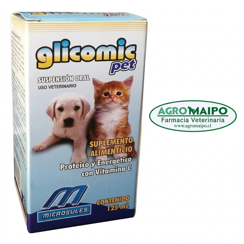 Glicomic Pet’s Suplemento Proteico Energético Veterinario