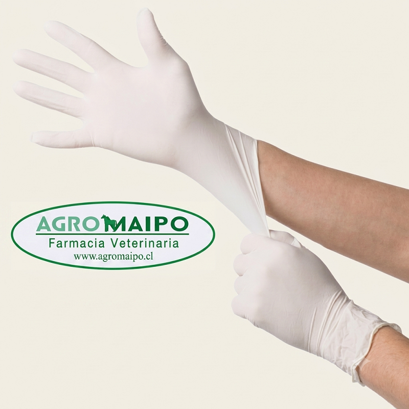 Guantes de Látex con Polvo, Examinación Veterinaria