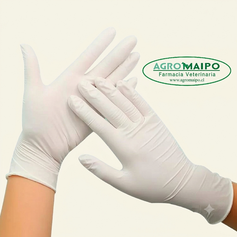 Guantes de Látex Sin Polvo, Examinación Veterinaria