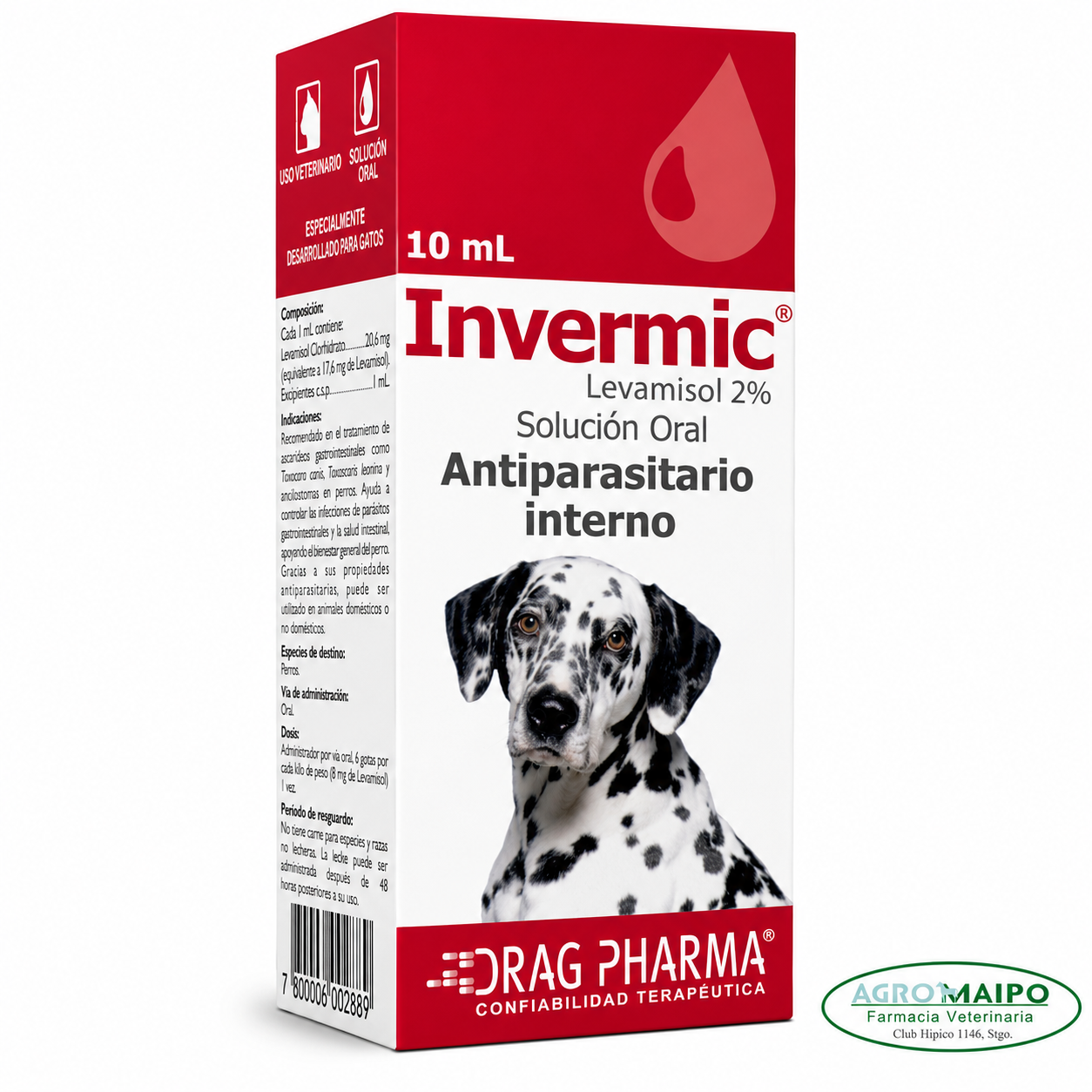 Invermic® Perros Antiparasitario Interno Oral con Levamisol