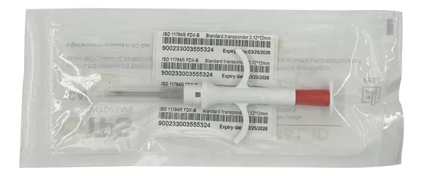 Microchip Nano 1.4 x 8 mm para Perros, Gatos y Animales Exóticos