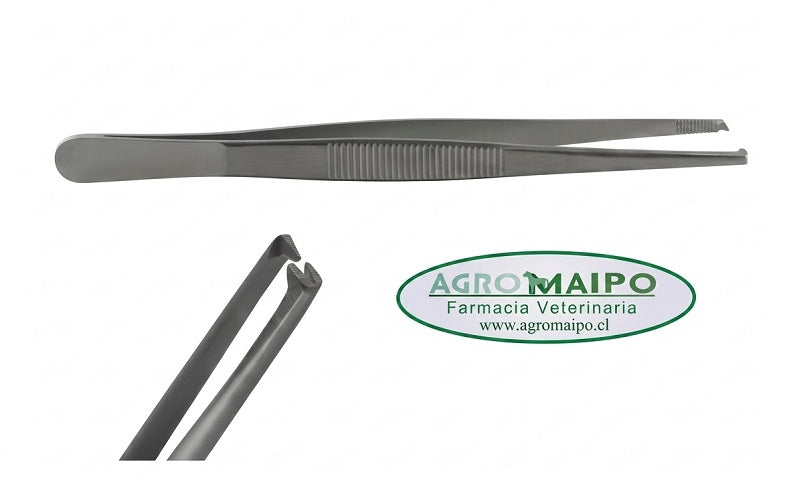 Pinza Quirúrgica con dientes para Cirugía y Procedimientos