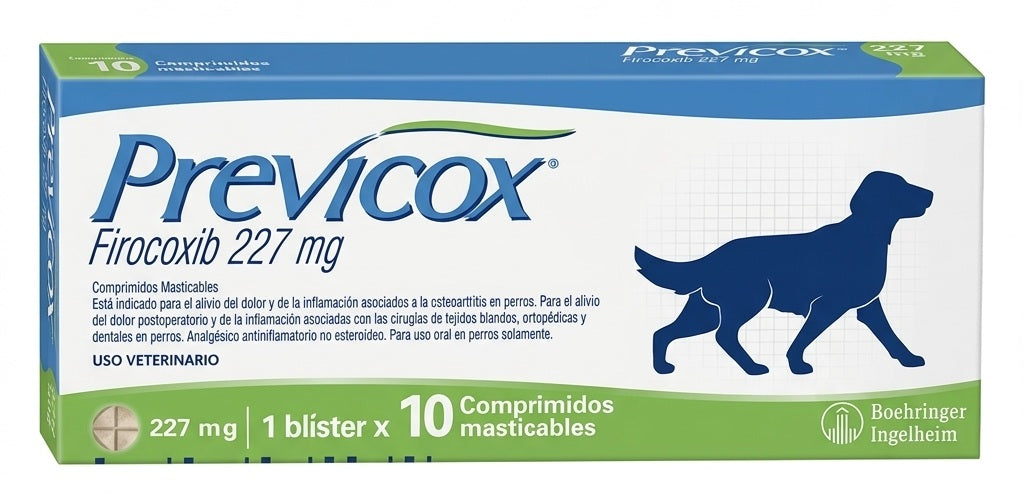 Previcox 227 mg: Antiinflamatorio y Analgésico Veterinario