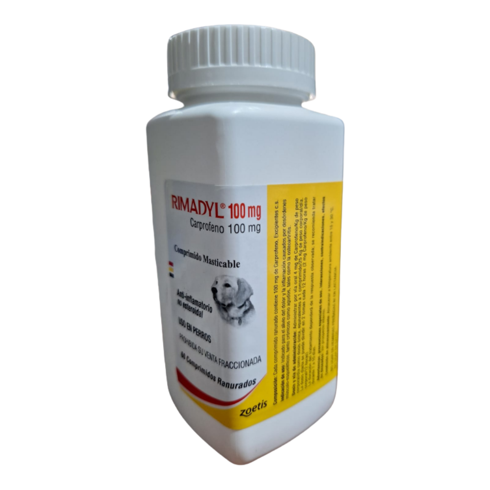 Rimadyl Carprofeno 100 mg x 60 Comprimidos