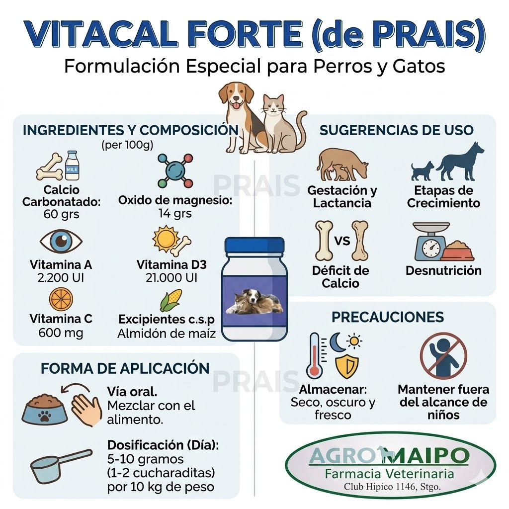 VITACAL FORTE  160 gr (Suplemento vitamínico)